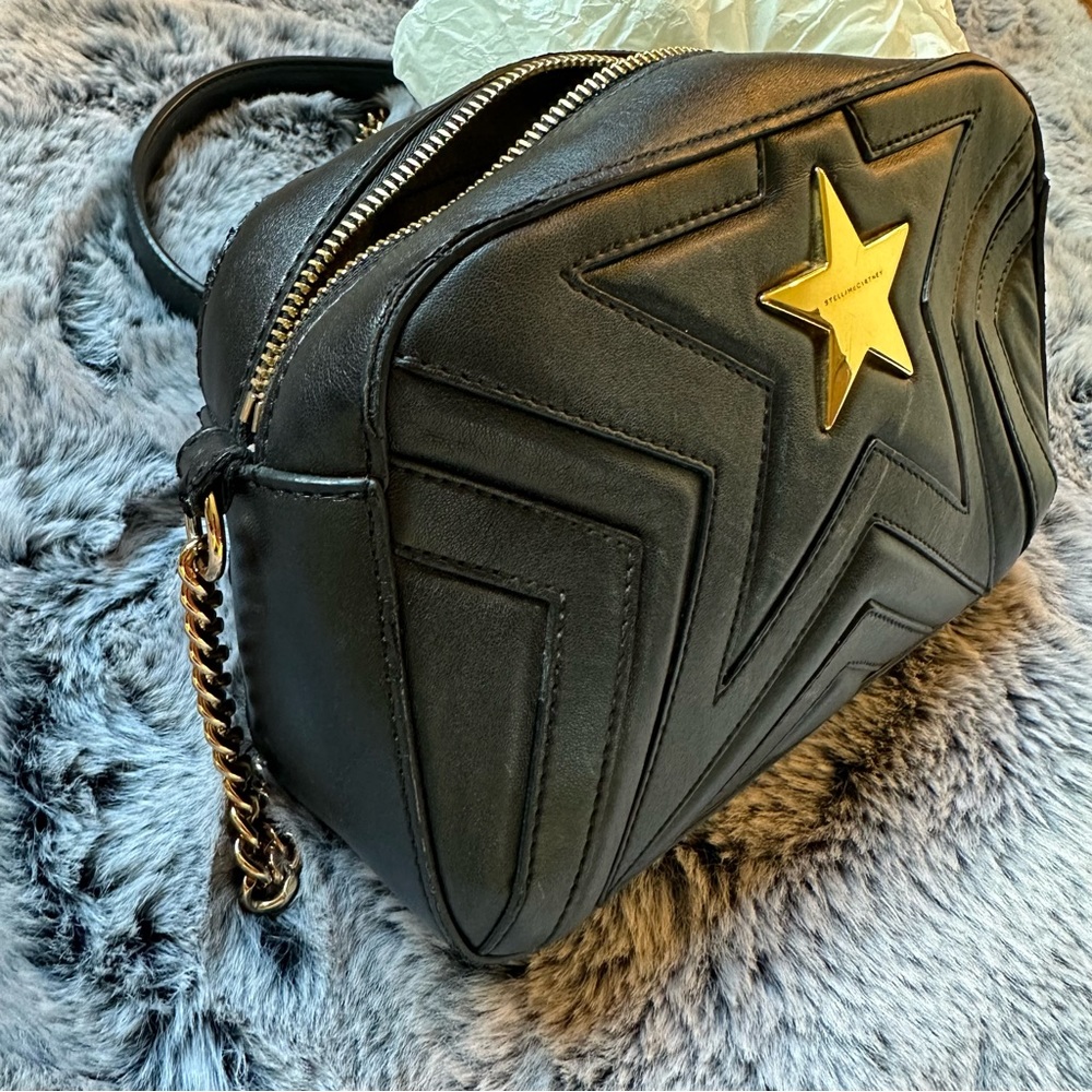SOLD!on EBay Stella McCartney Stella Star Eco Alter Nappa Star Patch Bag Black - Picture 5 of 15